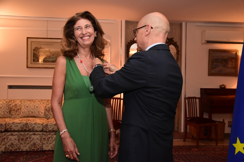 Order of the Star of Italy to Mrs. Marie Semaan